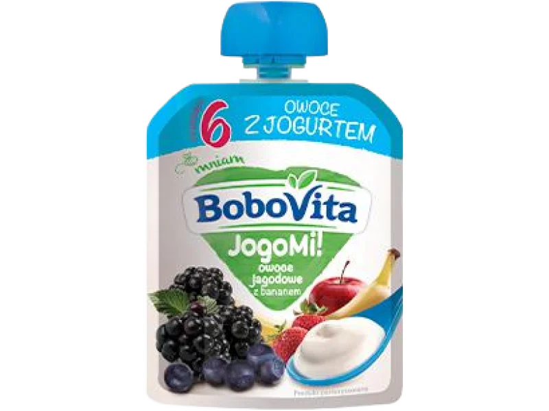 BoboVita JogoMi! owoce jagodowe z bananem