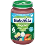 BOBOVITA JogoMi! Owoce z jogurtem jabłka, jagody i banany, deser