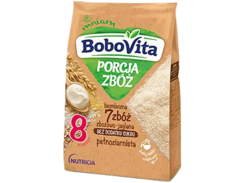 BoboVita Kaszka bezmleczna 7zbóż zbożowo-jaglana, proszek