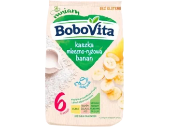 Zdjęcie produktu BoboVita Kaszka mleczno-ryżowa banan po 6. miesiącu, proszek