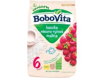 Zdjęcie produktu BoboVita Kaszka mleczno-ryżowa malina, proszek