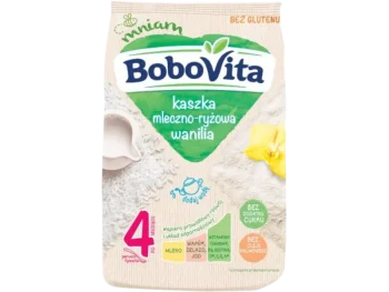 Zdjęcie produktu BoboVita Kaszka mleczno-ryżowa Wanilia po 4 miesiącu, proszek