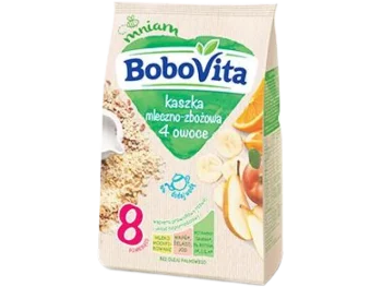 Zdjęcie produktu BoboVita Kaszka mleczno-zbożowa 4 owoce, proszek