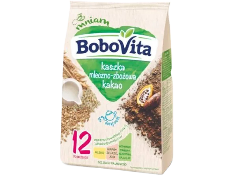 BoboVita Kaszka mleczno-zbożowa kakao, proszek