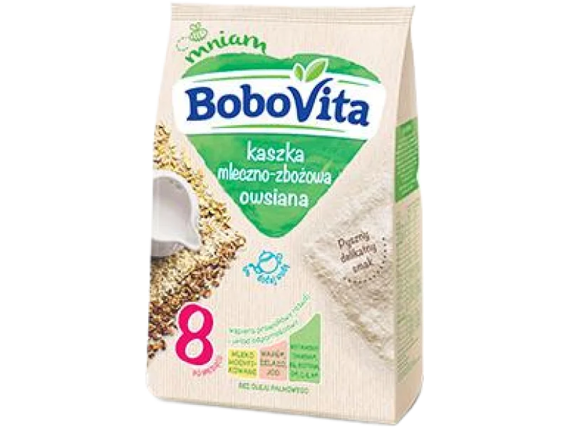 BoboVita Kaszka mleczno-zbożowa owsiana po 8 miesiącu, proszek