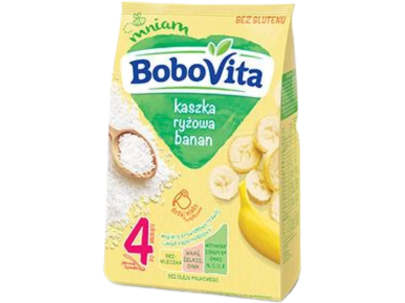 BoboVita Kaszka ryżowa banan, proszek