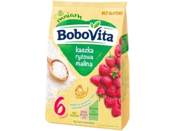 Zdjęcie produktu BoboVita Kaszka ryżowa Malina po 6. miesiącu, proszek