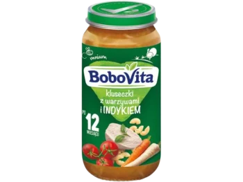 Zdjęcie produktu BoboVita Kluseczki z warzywami i indykiem, obiadek