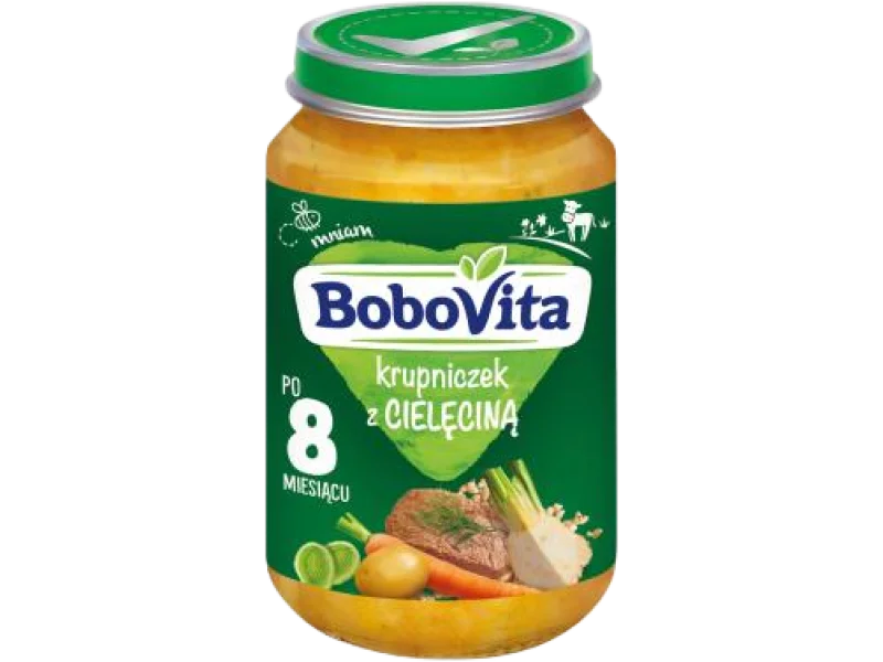 BoboVita Krupniczek z cielęciną po 8 miesiącu