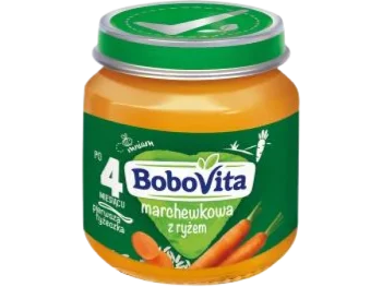 Zdjęcie produktu BoboVita marchewkowa z ryżem po 4 miesiącu, obiadek
