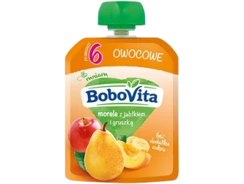 Zdjęcie produktu BoboVita Mus morele z jabłkiem i gruszką