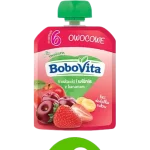 BoboVita Mus truskawki i wiśnie z bananem