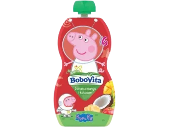 Zdjęcie produktu BOBOVITA Peppa Pig banan z mango i musem kokosowym