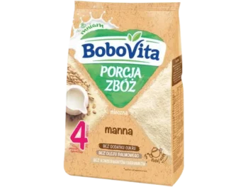 Zdjęcie produktu BoboVita Porcja Zbóż Kaszka mleczna manna, proszek
