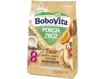Zdjęcie produktu BoboVita Porcja Zbóż mleczna kaszka 7 zbóż owocowa, proszek