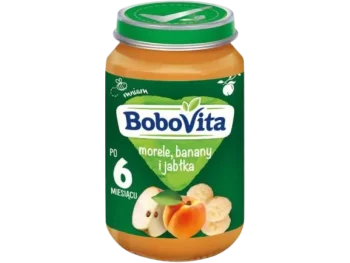 BoboVita Przecier morele banany i jabłka