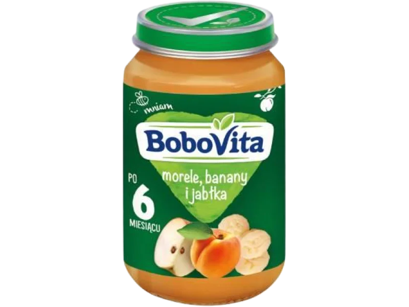 BoboVita Przecier morele banany i jabłka