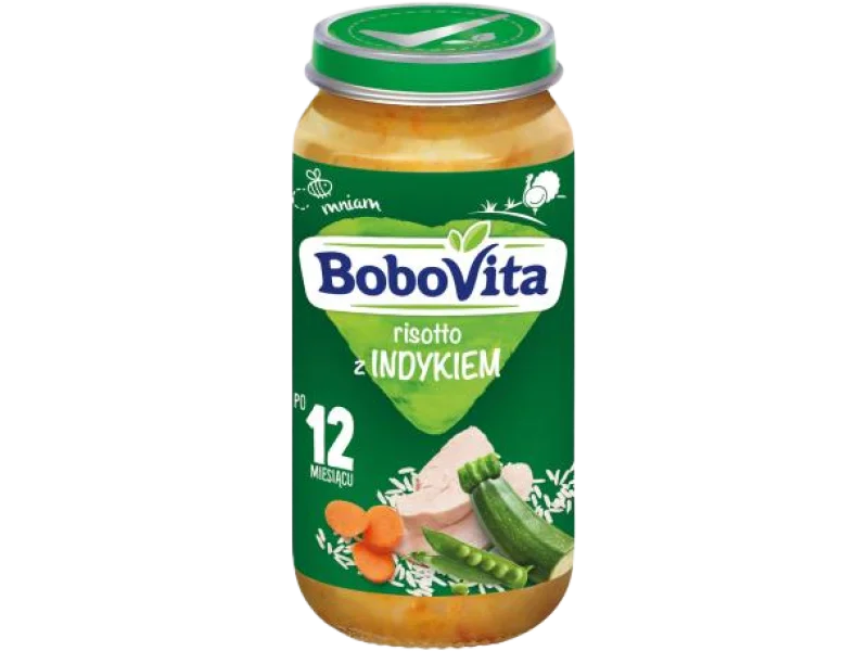 BoboVita Risotto z indykiem po 12 miesiącu, 0.22 g/100 g