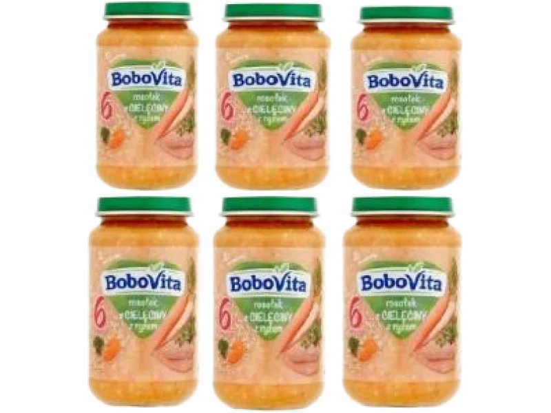 BoboVita Rosołek z cielęciny z ryżem, płyn, 0,06 g/100 g