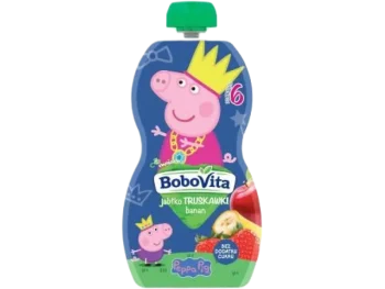 Zdjęcie produktu BoboVita Świnka Peppa mus jabłko i truskawki z bananem