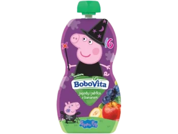 Zdjęcie produktu BoboVita Świnka Peppa mus jagody i jabłka z bananem