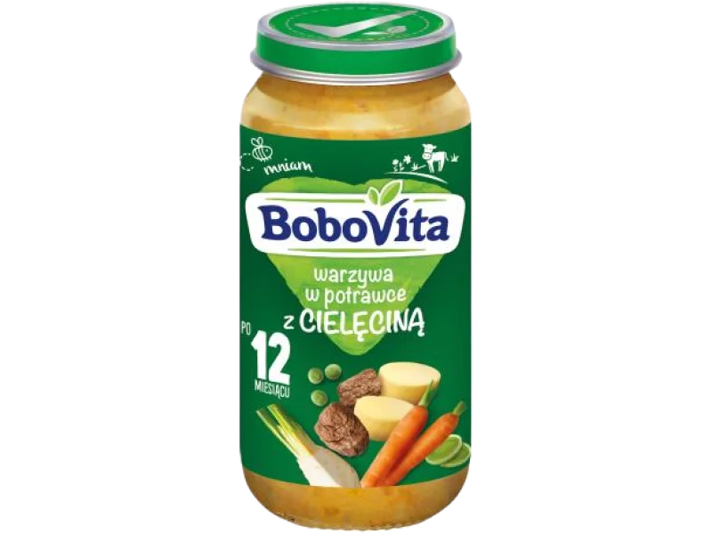 BoboVita warzywa w potrawce z cielęciną