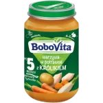 BoboVita Warzywa w potrawce z królikiem, obiadek