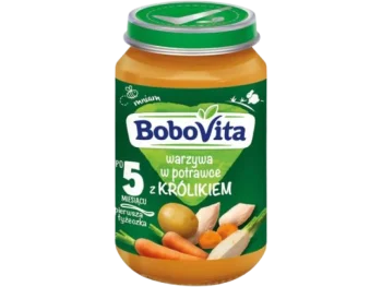 Zdjęcie produktu BoboVita Warzywa w potrawce z królikiem, obiadek