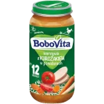 BoboVita warzywa z kurczakiem w pomidorach po 12 miesiącu, obiadek