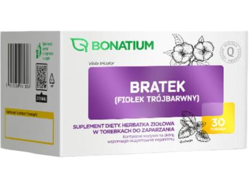 Bonatium Bratek (fiołek trójbarwny) herbata ziołowa, zioła do zaparzania, 2 g