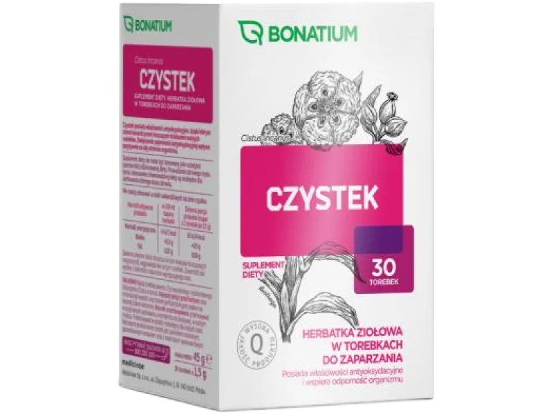 Bonatium Czystek Herbatka ziołowa, zioła do zaparzania, 1,5 g