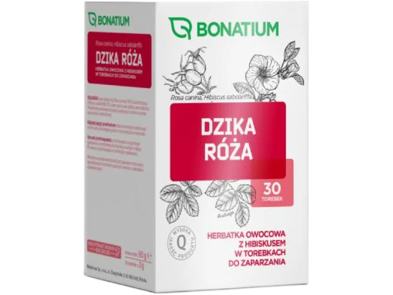 Bonatium Dzika róża herbatka owocowa hibiskus, zioła do zaparzania