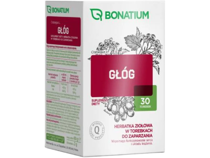 Bonatium Głóg, zioła do zaparzania