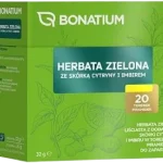 Bonatium Herbata zielona ze skórką cytryny i imbirem, zioła do zaparzania