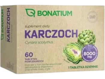 Zdjęcie produktu Bonatium Karczoch, tabletki powlekane, 400 mg