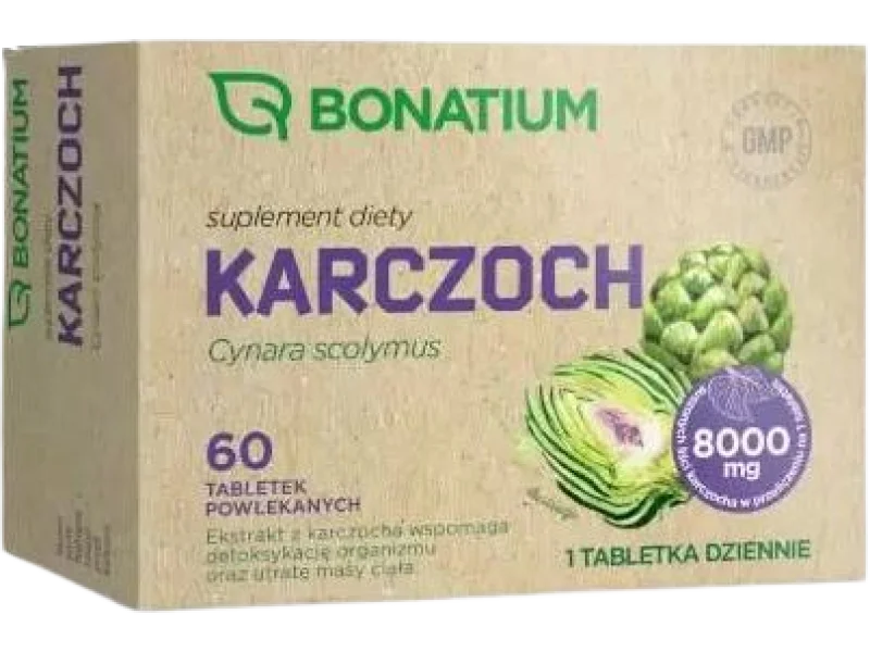 Bonatium Karczoch, tabletki powlekane, 400 mg