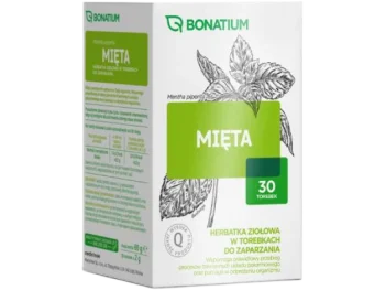 Zdjęcie produktu Bonatium Mięta Herbatka ziołowa, zioła do zaparzania, 2 g