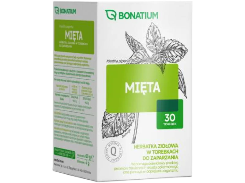 Bonatium Mięta Herbatka ziołowa, zioła do zaparzania, 2 g