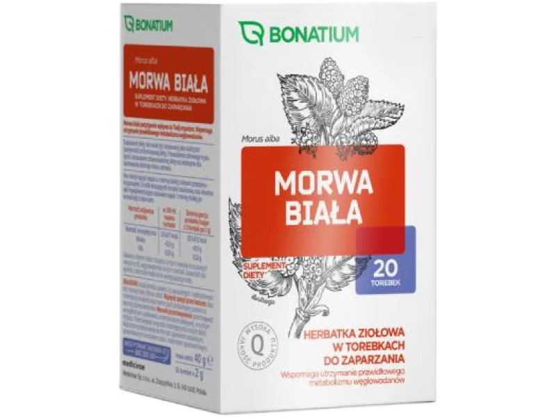Bonatium Morwa biała Herbatka ziołowa, zioła do zaparzania, 2 g