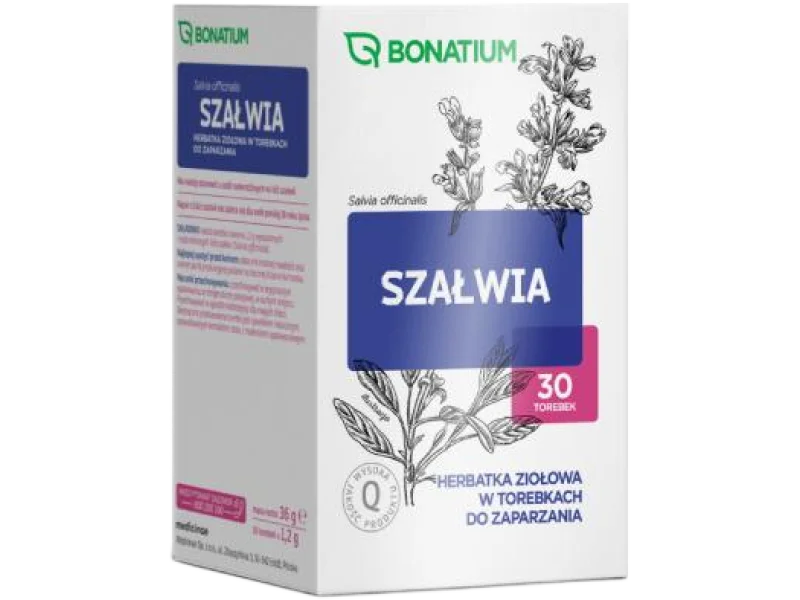 Bonatium Szałwia Herbatka ziołowa, zioła do zaparzania, 1,2 g