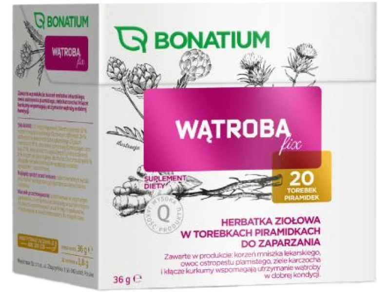 Bonatium Wątroba fix, zioła do zaparzania