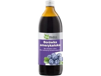 Zdjęcie produktu Borówka Amerykańska 100% sok, płyn