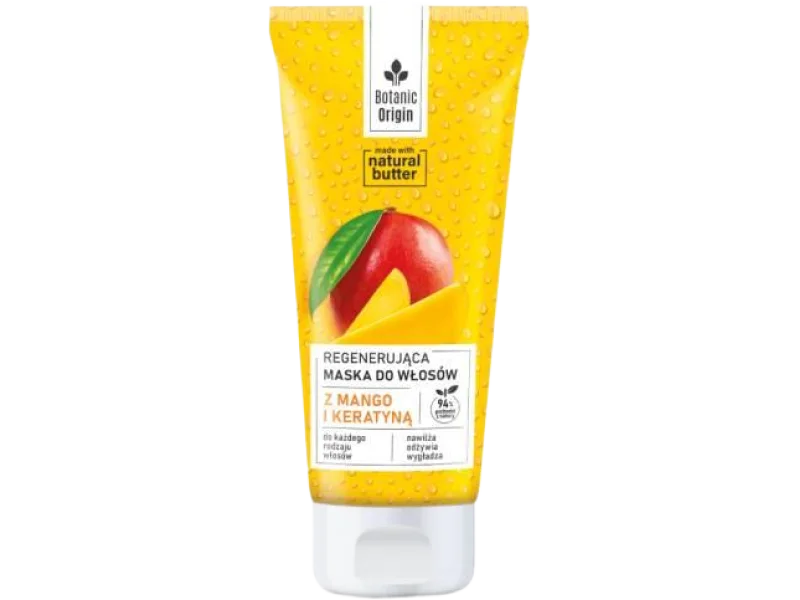 Botanic Origin regenerująca maska do włosów z mango i keratyną