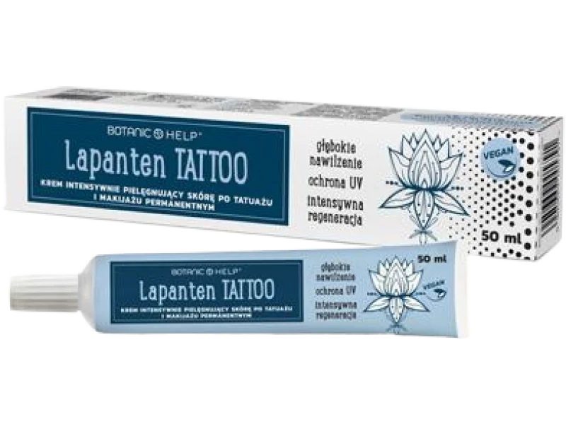 BotanicHelp Lapanten TATTOO Krem po zabiegu tatuażu i makijażu permanentnego