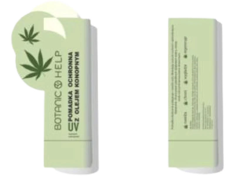 BotanicHelp Pomadka ochronna z olejem konopnym, filtrem UV