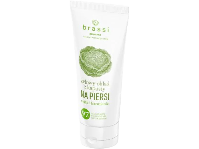 Brassipharma Żelowy okład z kapusty na piersi – ciąża i karmienie, żel
