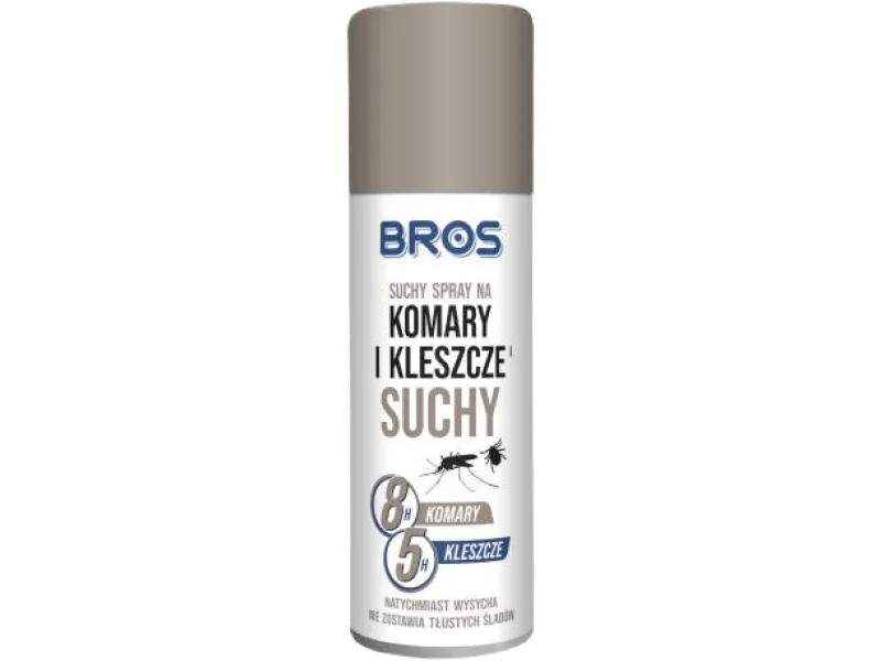BROS Suchy spray na komary i kleszcze