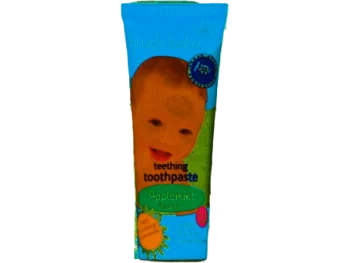 Zdjęcie produktu BRUSHBABY Pasta do zębów z rumiankiem dla dzieci 0-2 lat jabłkowo-miętowa