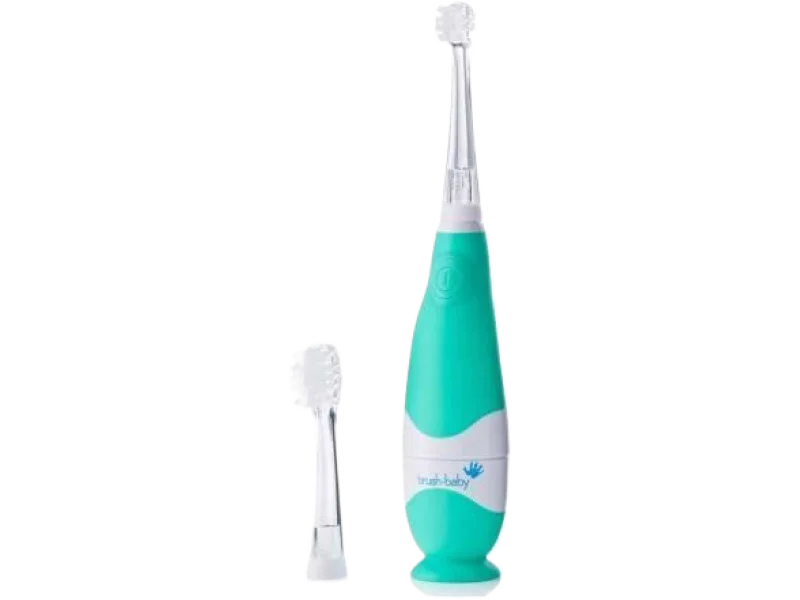 BRUSHBABY Szczoteczka soniczna 0-3 lat miętowa, sprzęt medyczny