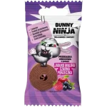 BUNNY NINJA Przekąska owocowa o smaku jabłko-malina-czarna porzeczka, żelki